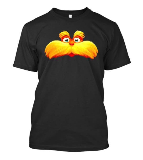 Dr. Seuss The Lorax Mustache Icon Face T-Shirt