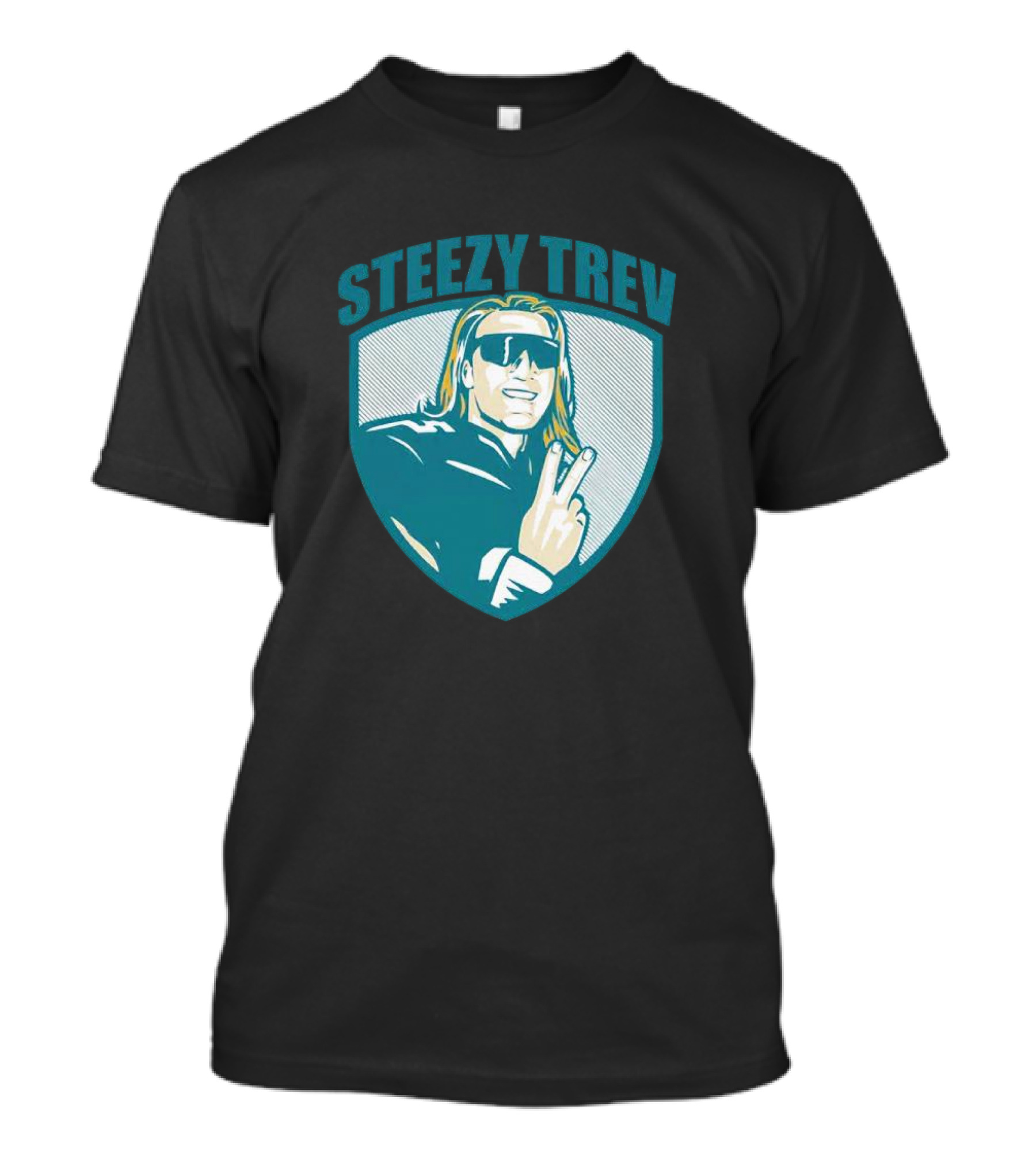 Jacksonville Steezy Trev Trevor Lawrence Peace Sign T-Shirt