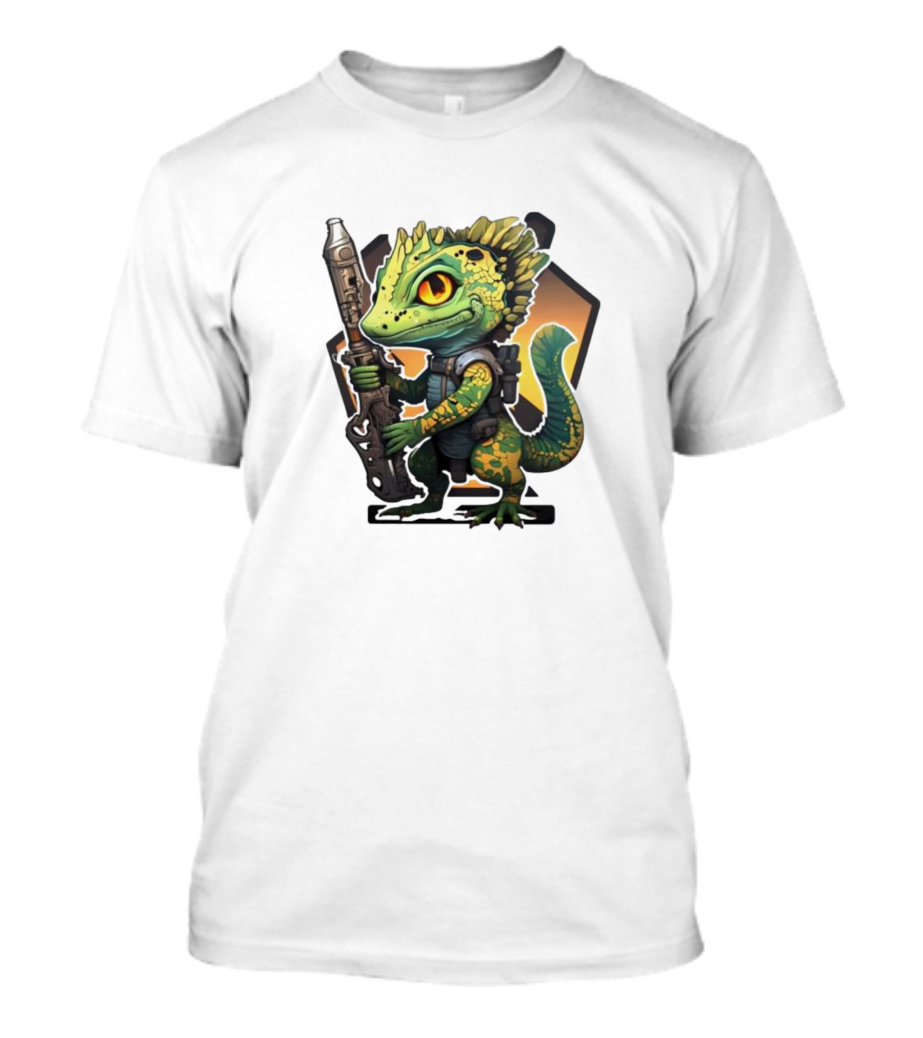 Valorant Gekko Character With Rifle T-Shirt