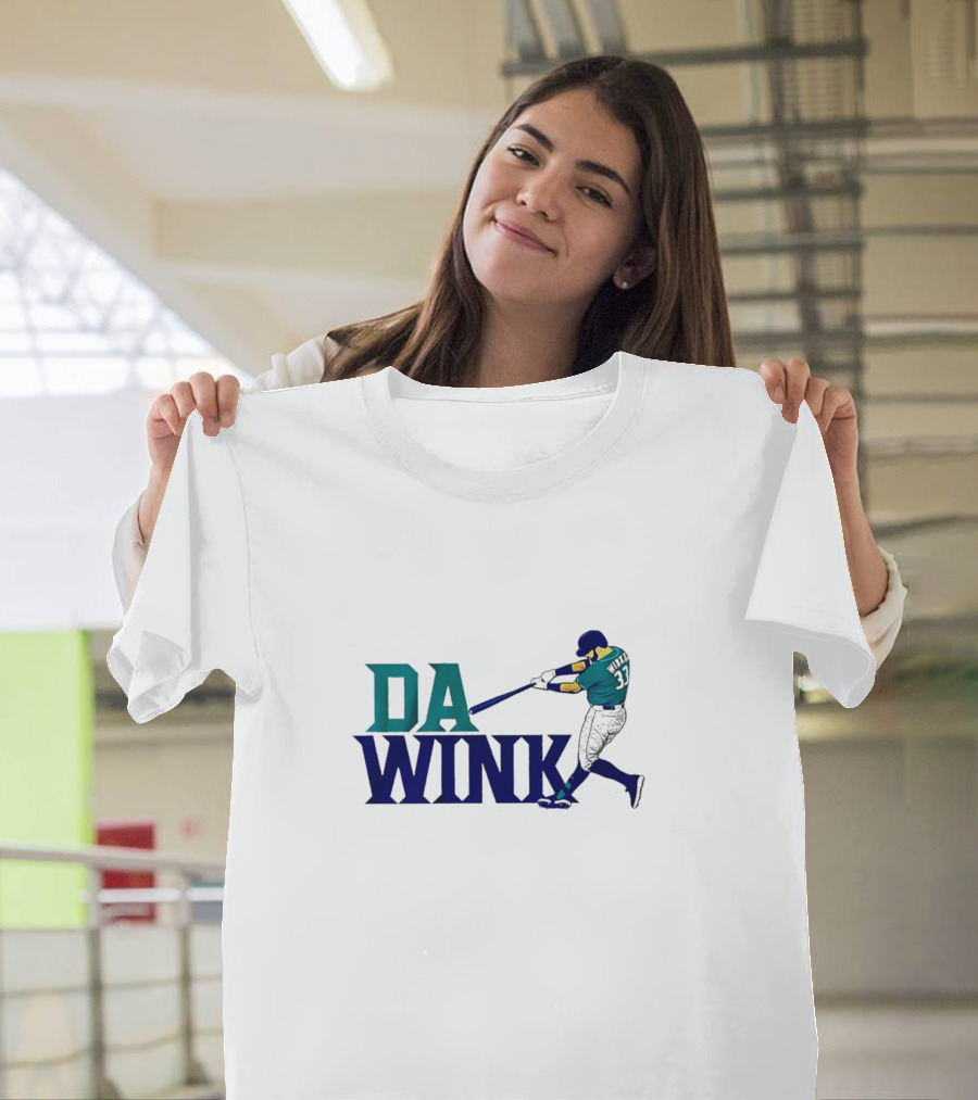 Jesse Winker Da Wink 33 Milwaukee Brewers Baseball Action Pose T-Shirt