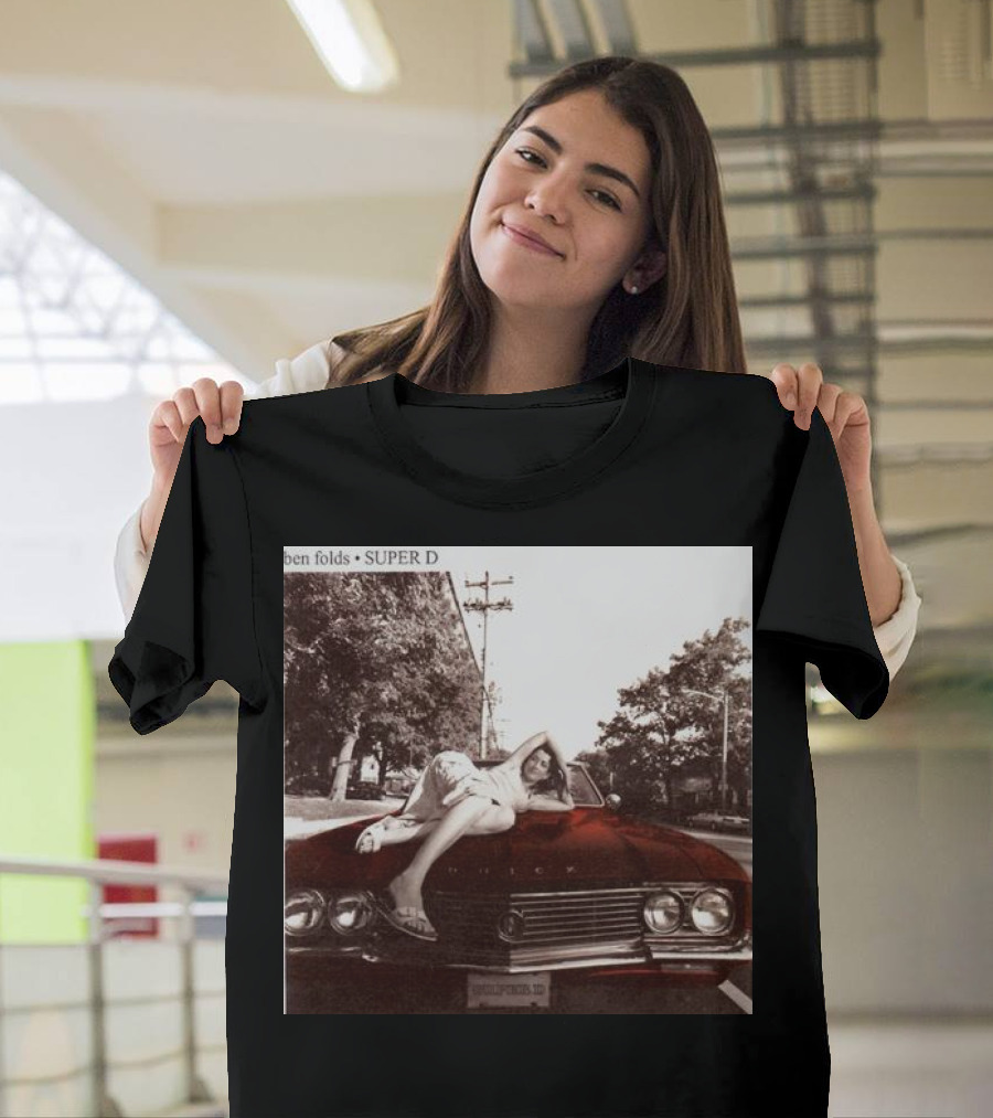 Ben Folds Super D Vintage Car Photography T-Shirt