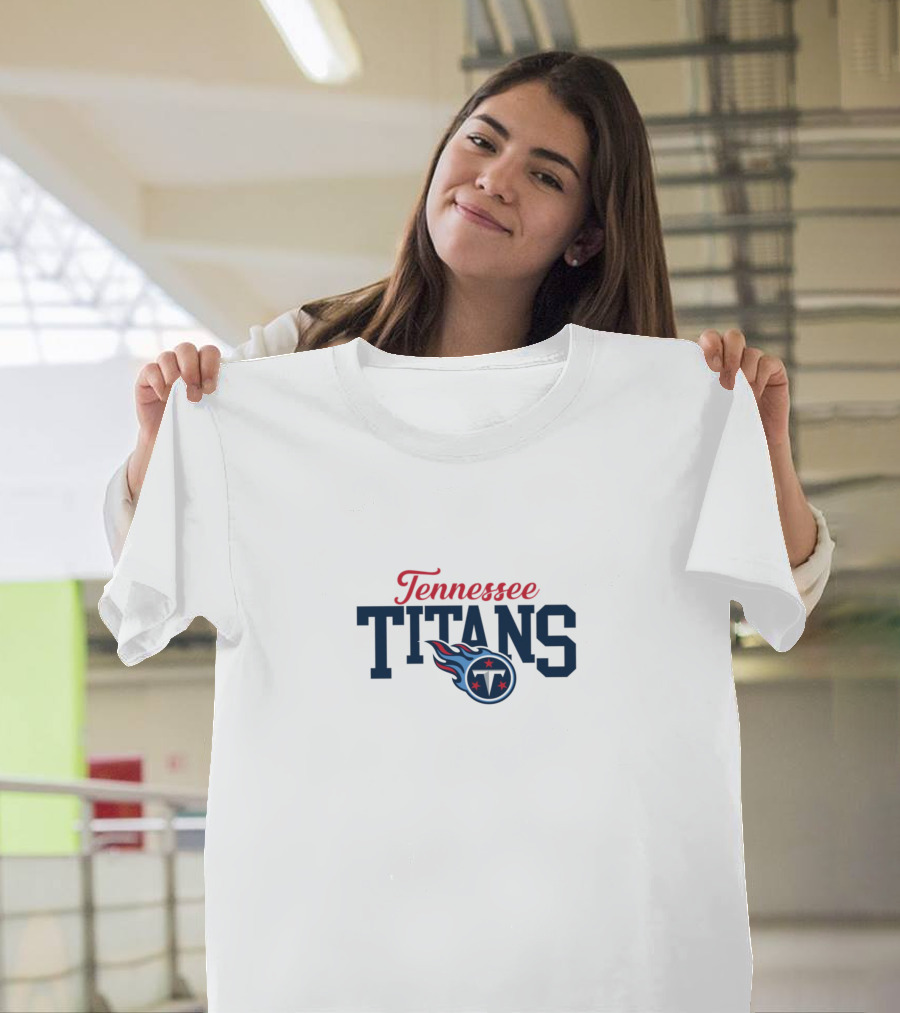 Tennessee Titans Logo Flame T-Shirt