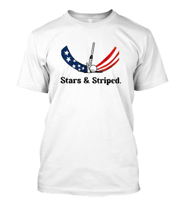 Stars And Striped Golf Club Flag T-Shirt