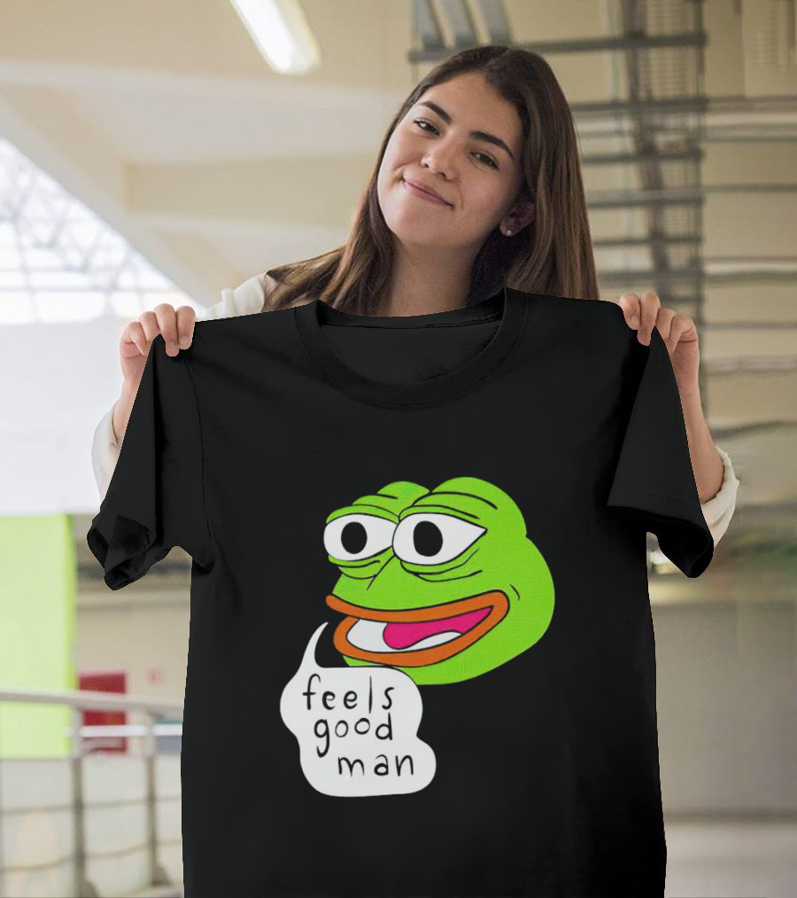 Pepe the Frog Feels Good Man Iconic Meme T-Shirt