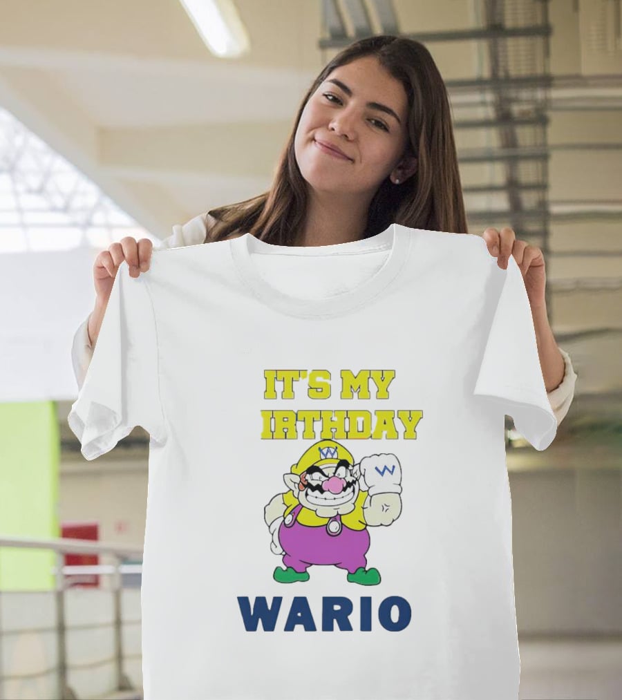 It's My Birthday Wario T-Shirt