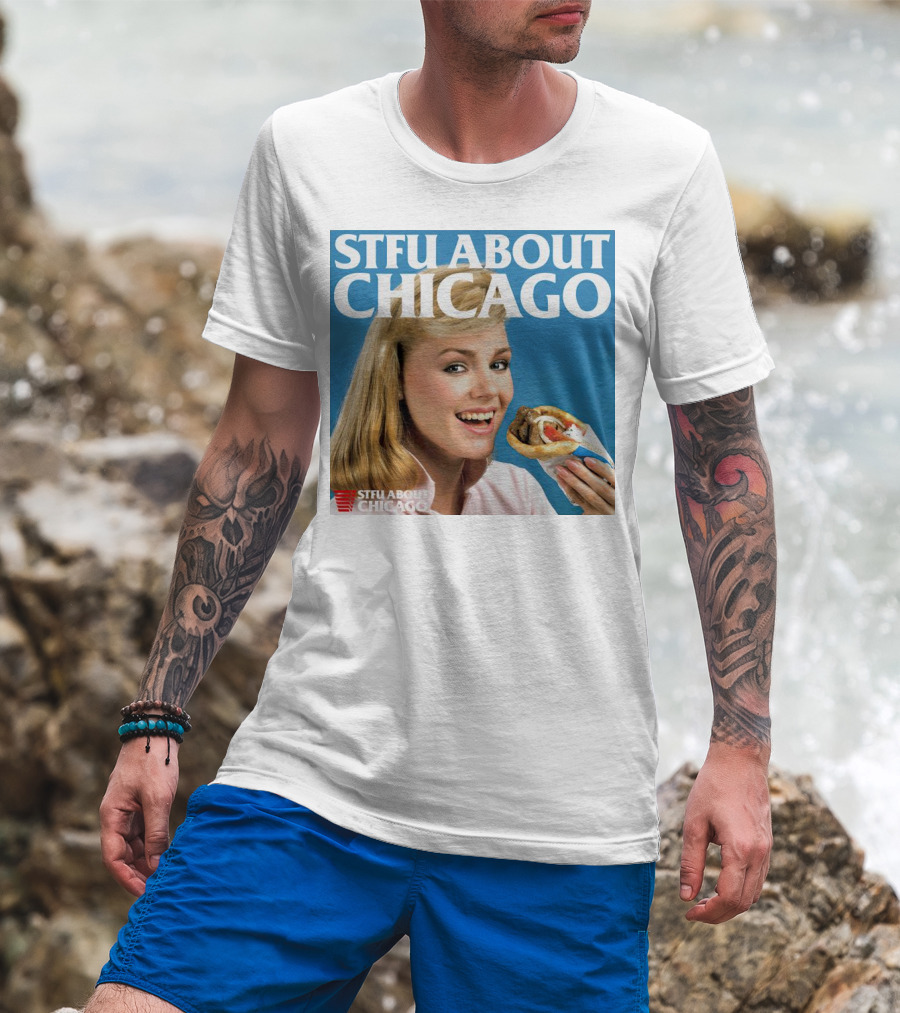 STFU About Chicago Eating Gyro Delight T-Shirt