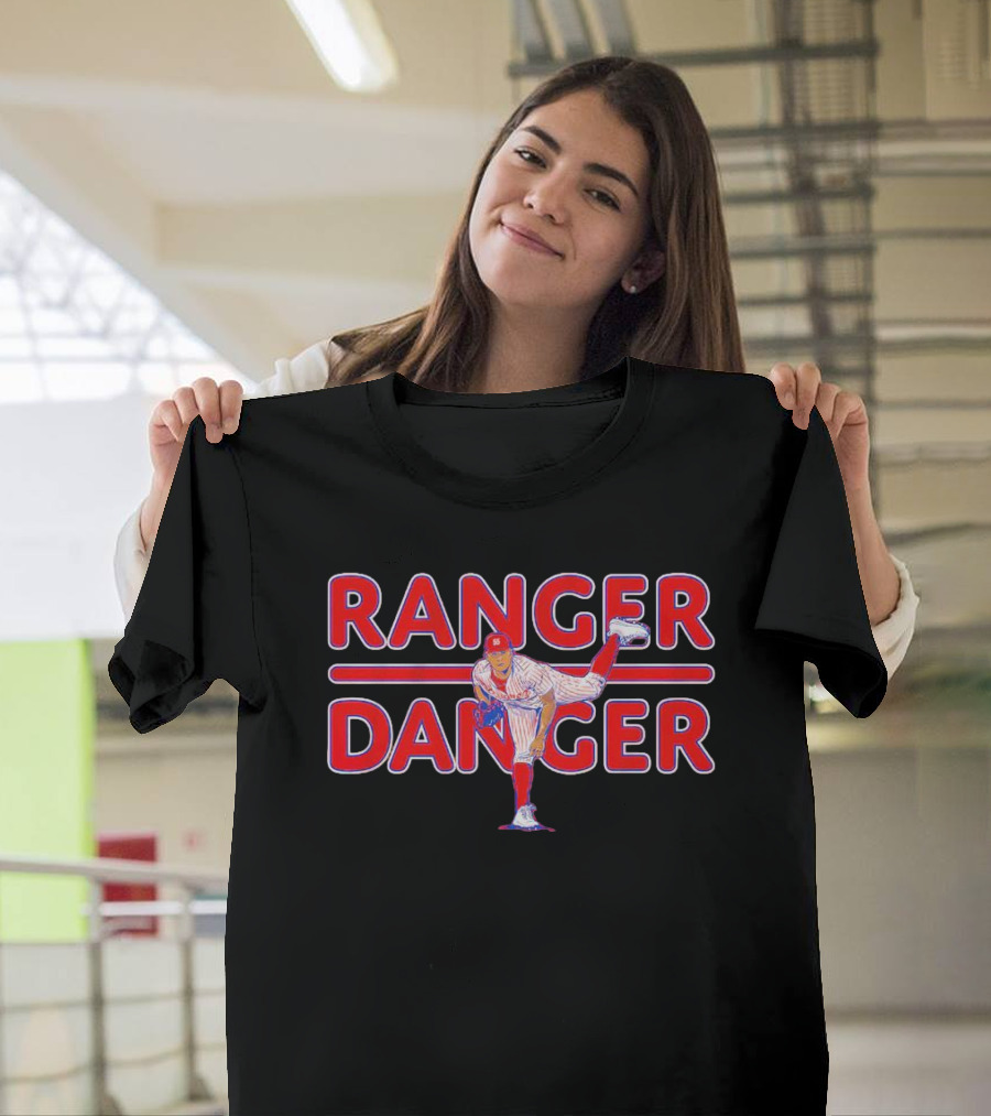 Ranger Danger Ranger Suárez Pitching Action T-Shirt
