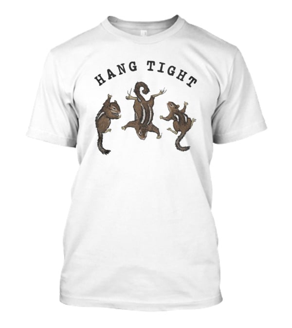 Hang Tight Playful Squirrels Mid-Air Antics T-Shirt