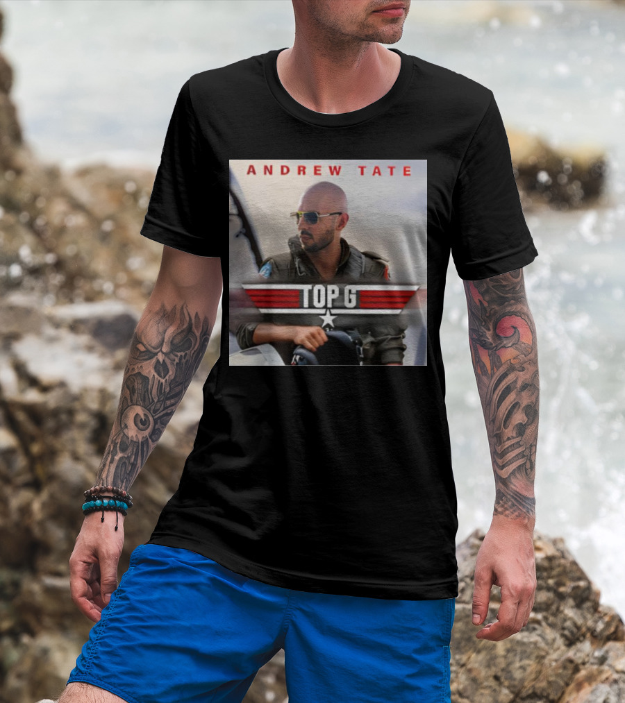 Andrew Tate Top G Pilot Aviator T-Shirt
