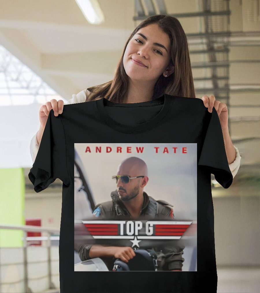 Andrew Tate Top G Pilot Aviator T-Shirt
