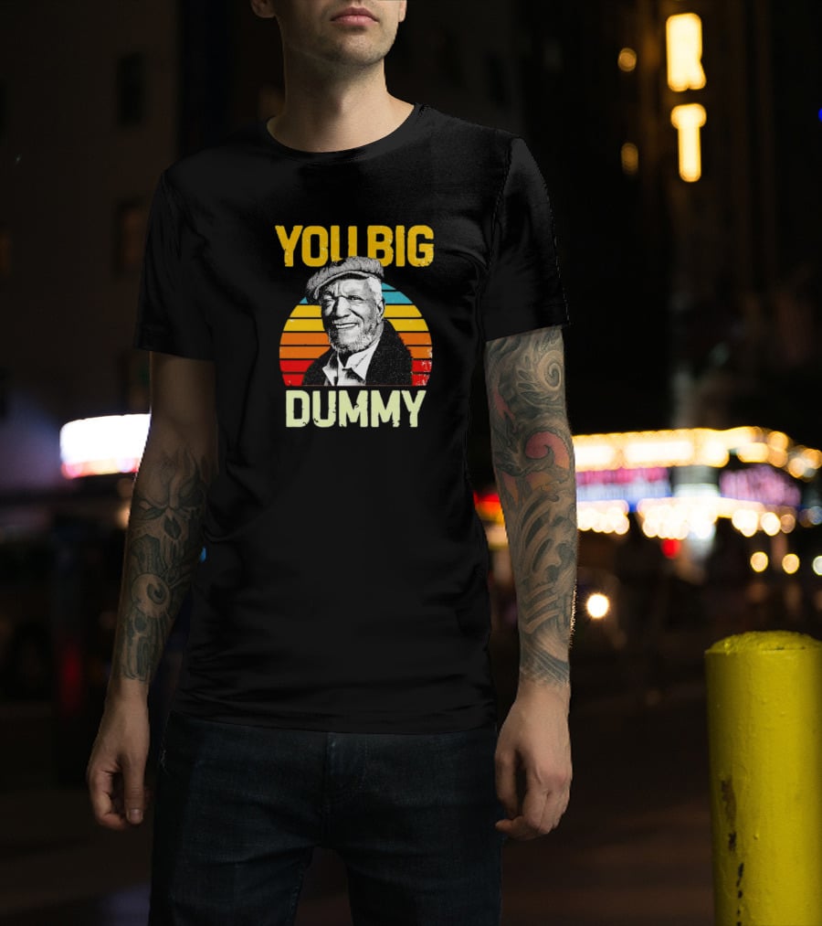 You Big Dummy Fred Sanford Vintage Retro Stripes T-Shirt