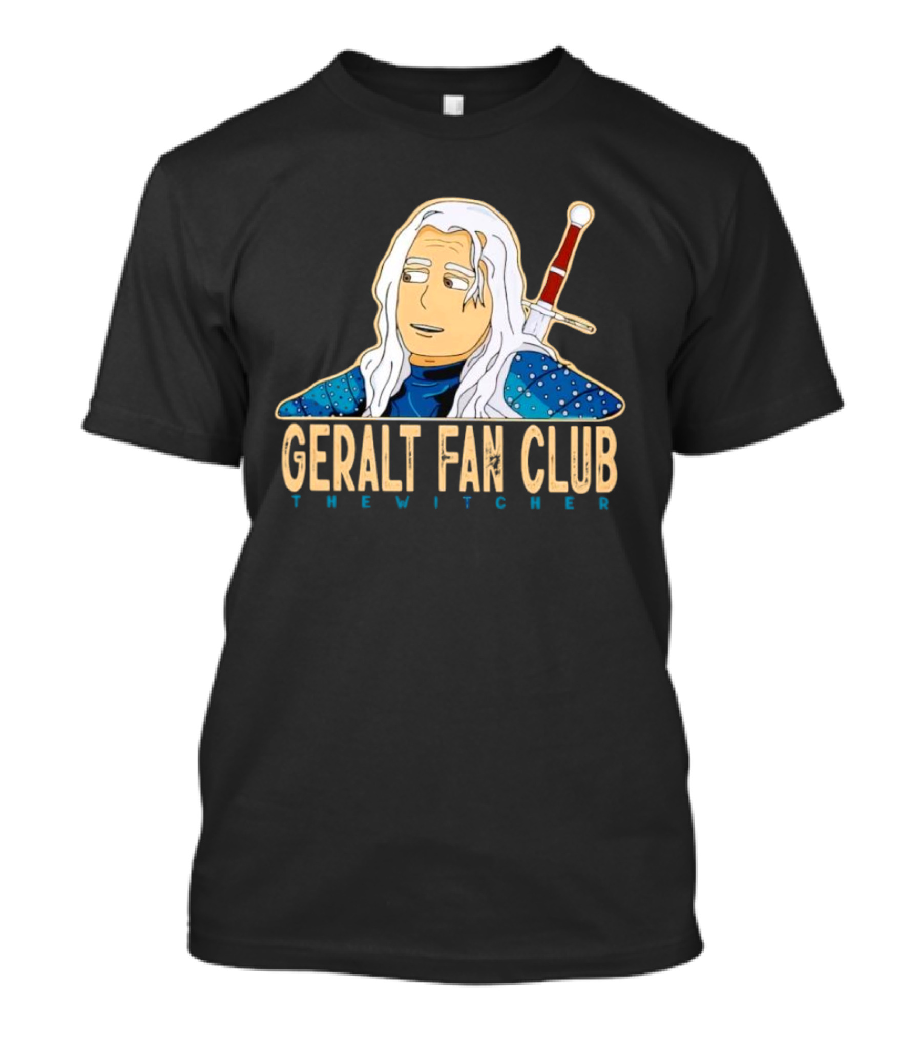 Geralt Fan Club The Witcher Anime T-Shirt