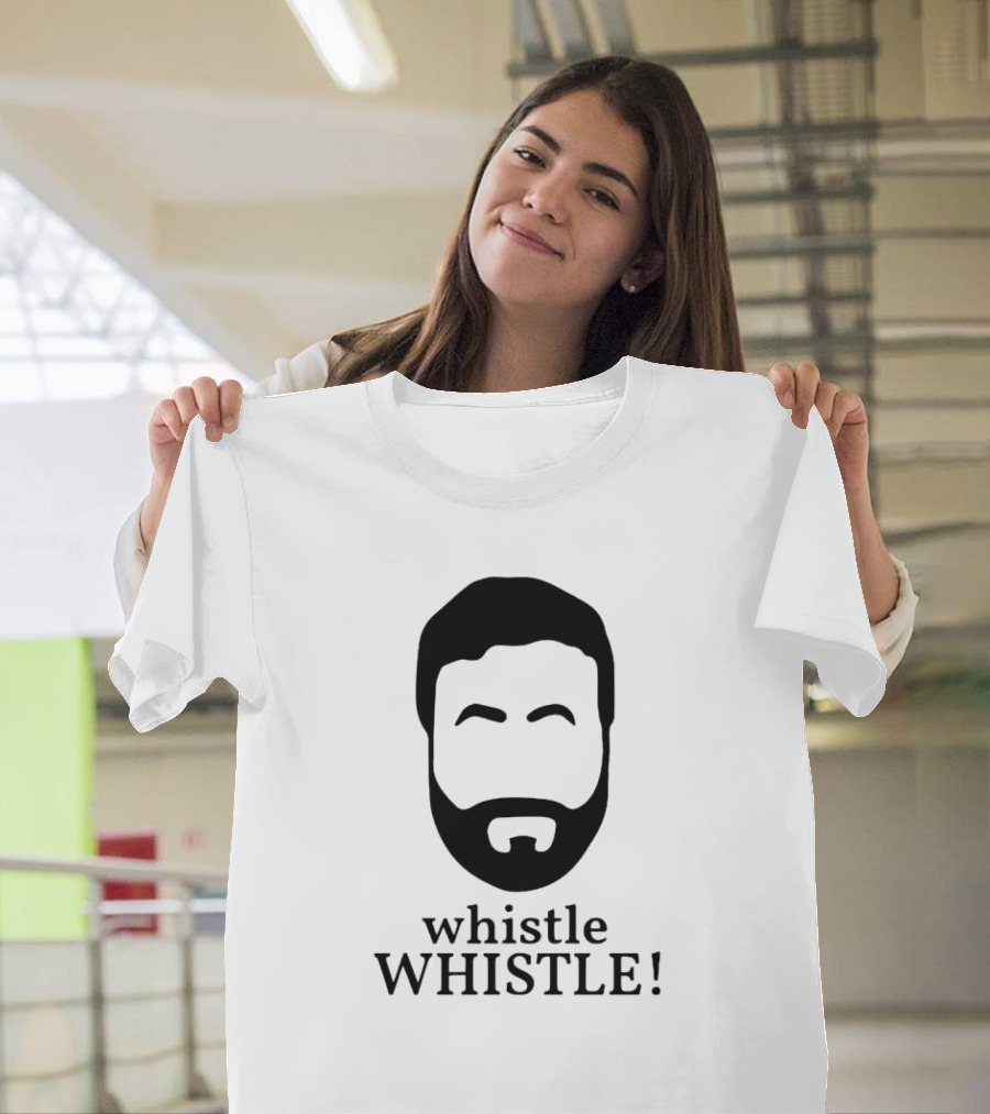 Roy Kent Ted Lasso Whistle Whistle Beard T-Shirt