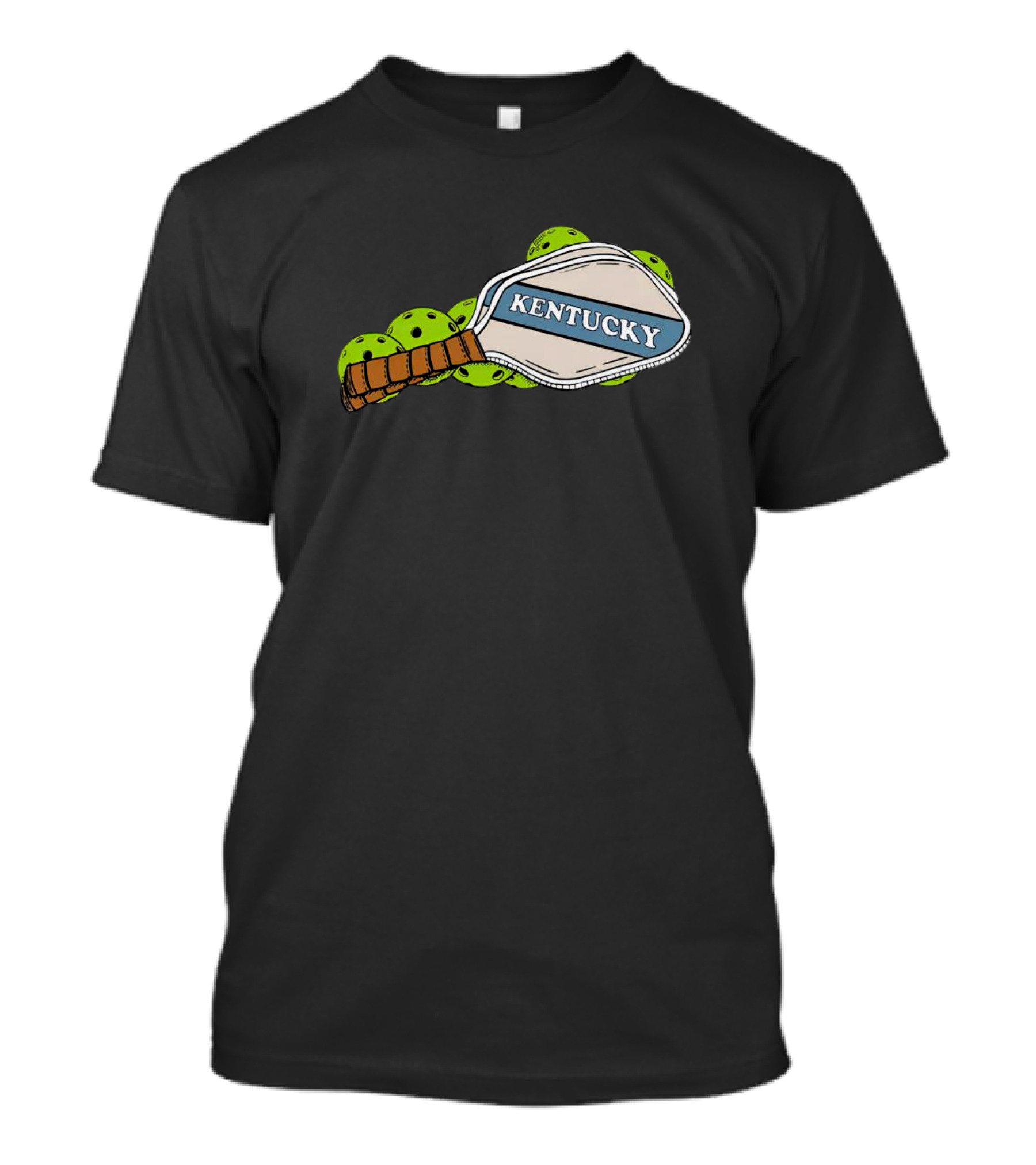 Kentucky Pickleball Paddle And Balls T-Shirt
