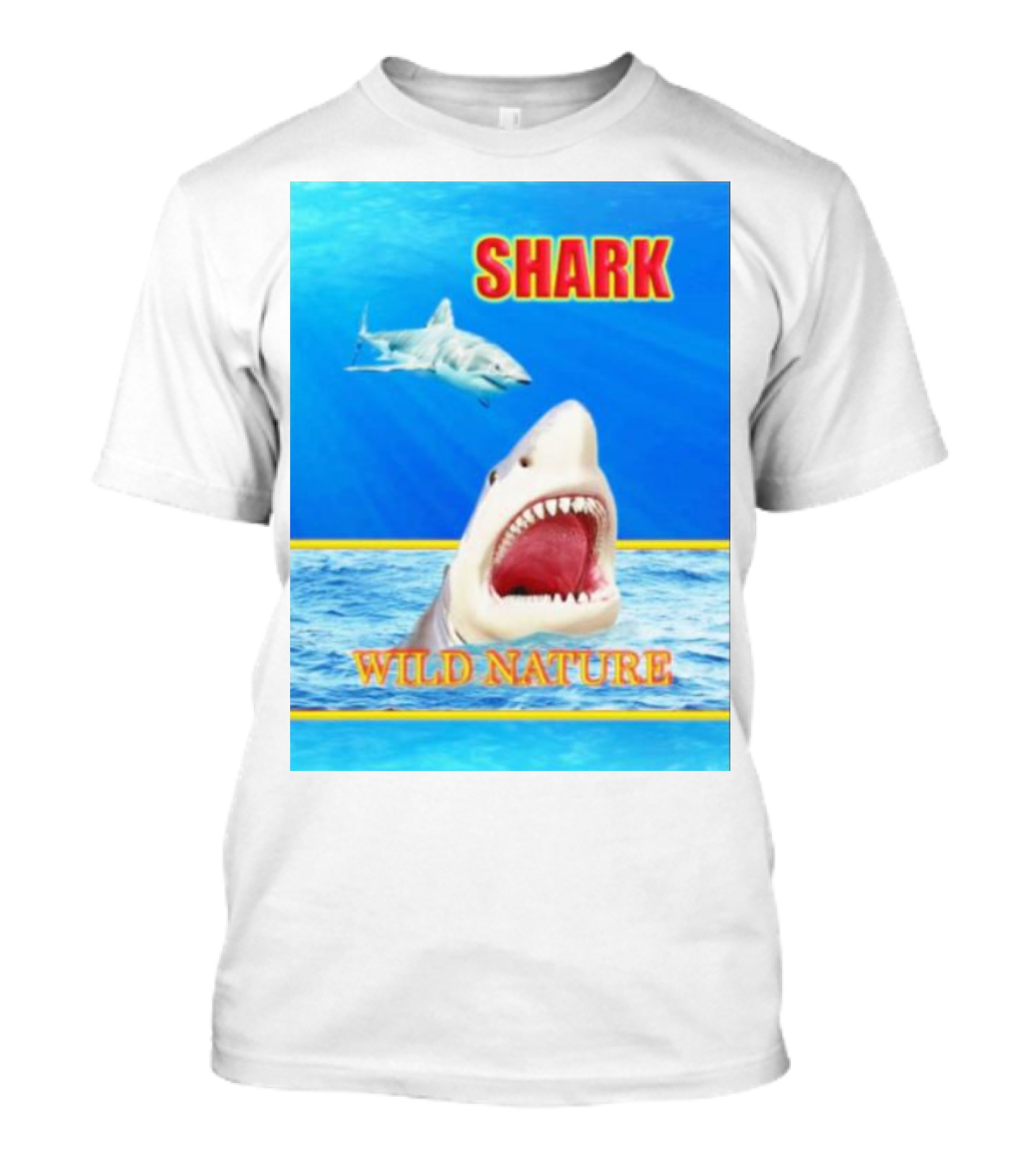 Shark Wild Nature Ocean Scene T-Shirt