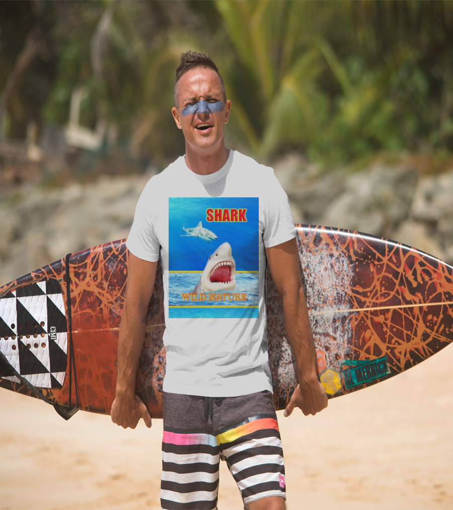 Shark Wild Nature Ocean Scene T-Shirt