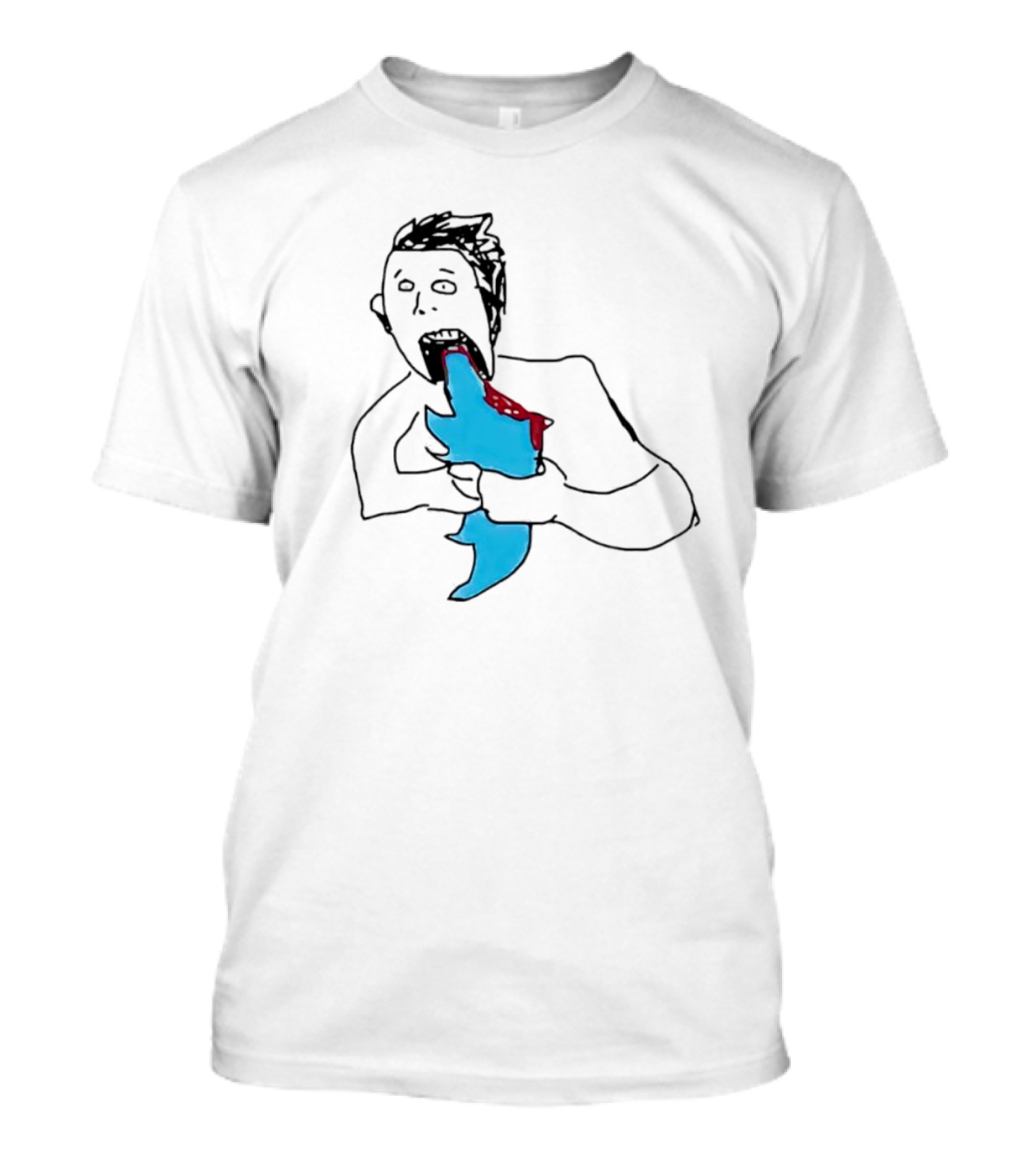 Men’s Elon Devouring Twitter Bird T-Shirt
