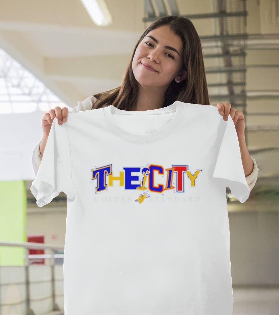 The City Golden Standard Mixed Font Basketball T-Shirt