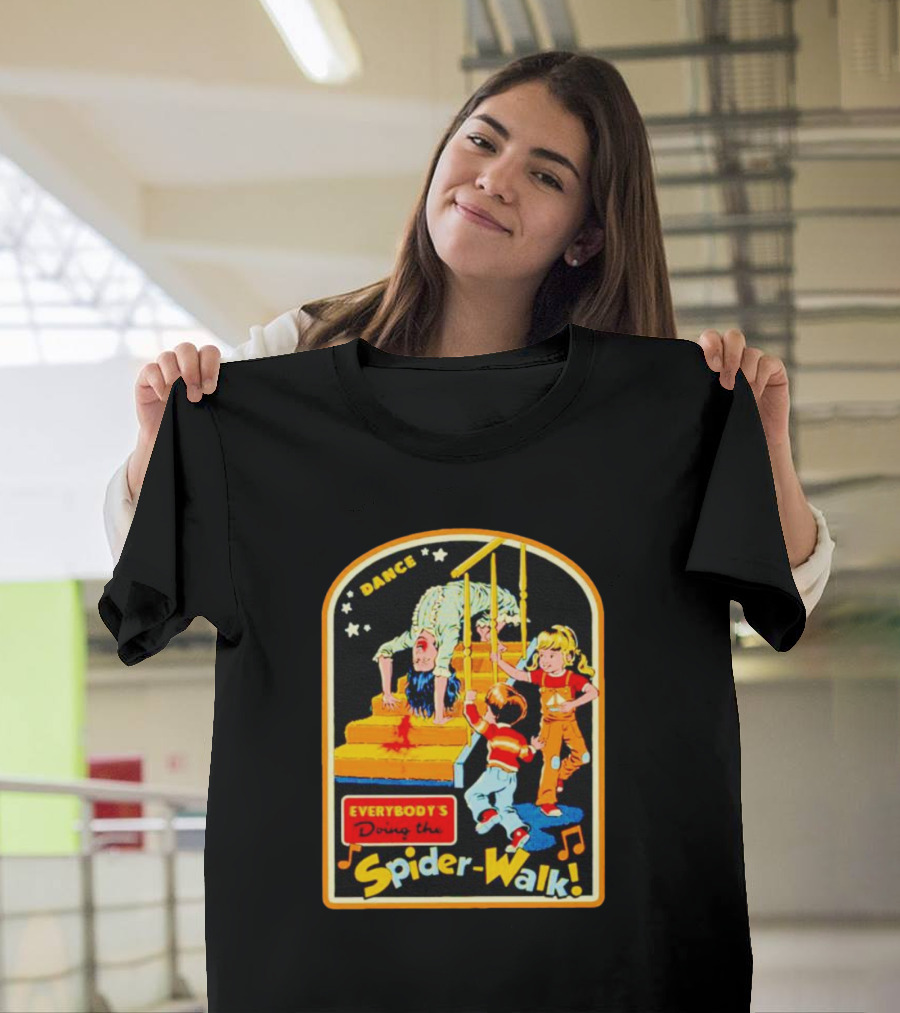Dance Sensation Everybody's Doing the Spider-Walk Stars Music Steps T-Shirt