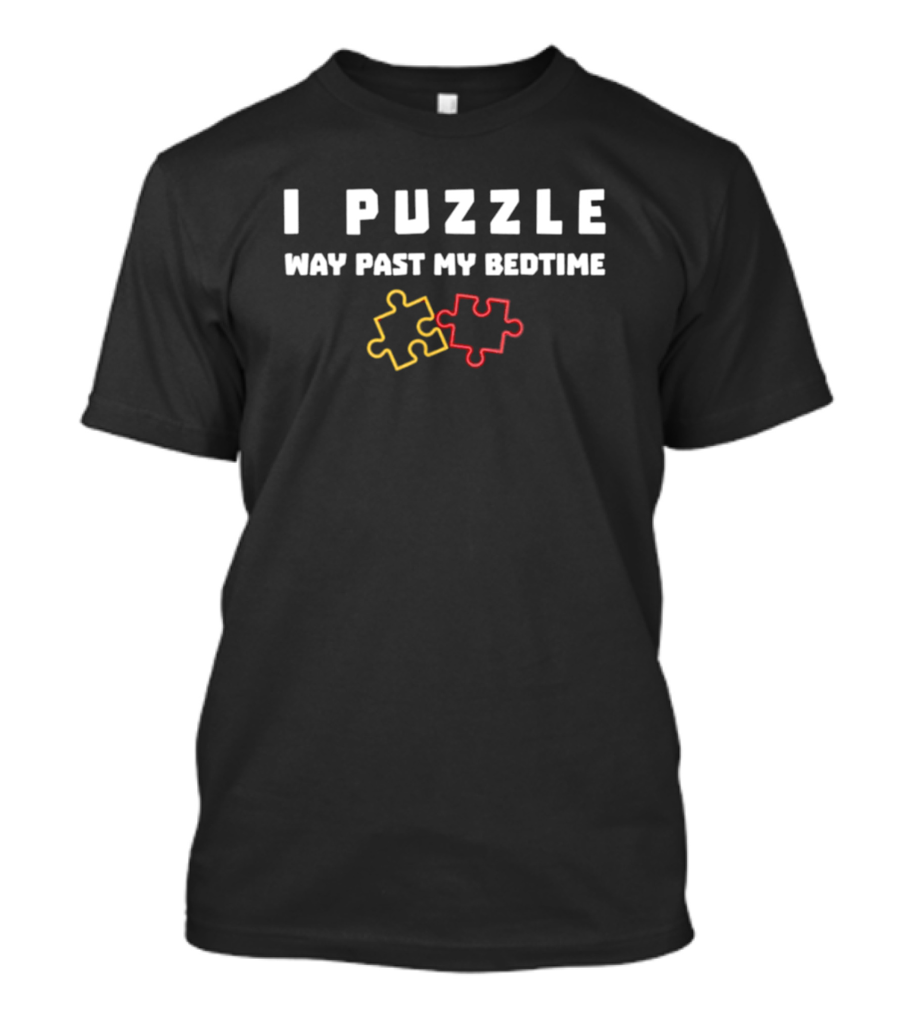 I Puzzle Way Past My Bedtime Puzzle Pieces T-Shirt