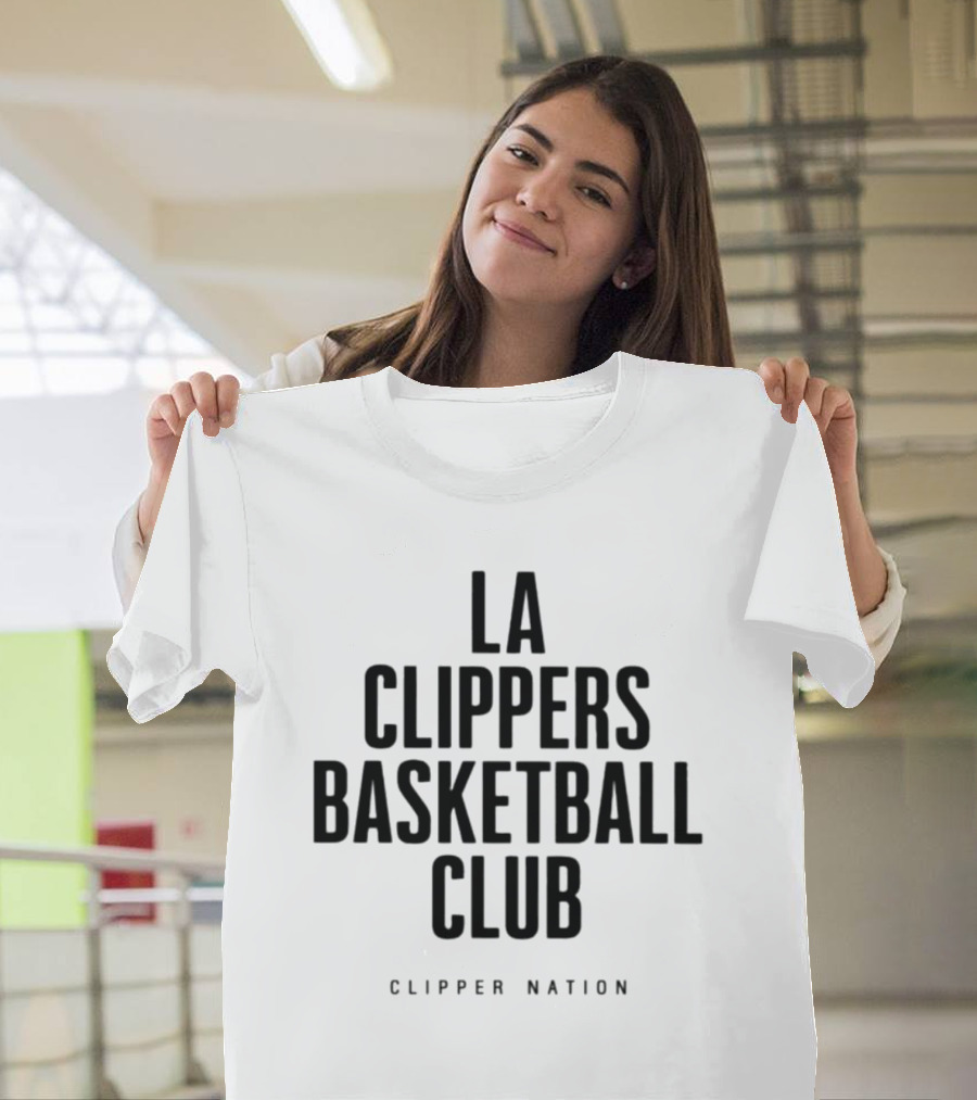 LA Clippers Basketball Club Clipper Nation Team Supporters T-Shirt