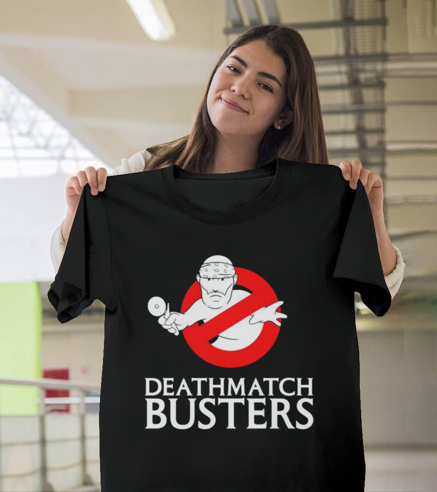 Matt Cardona Deathmatch Busters Ghostbusters T-Shirt