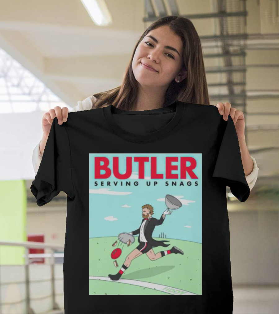 Butler Serving Up Snags Afl Football Tuxedo T-Shirt