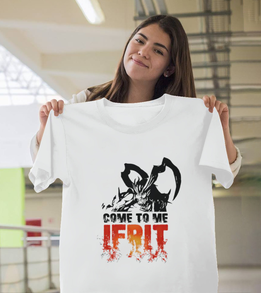 Final Fantasy XVI Come to Me Ifrit Iconic Fire Demon T-Shirt