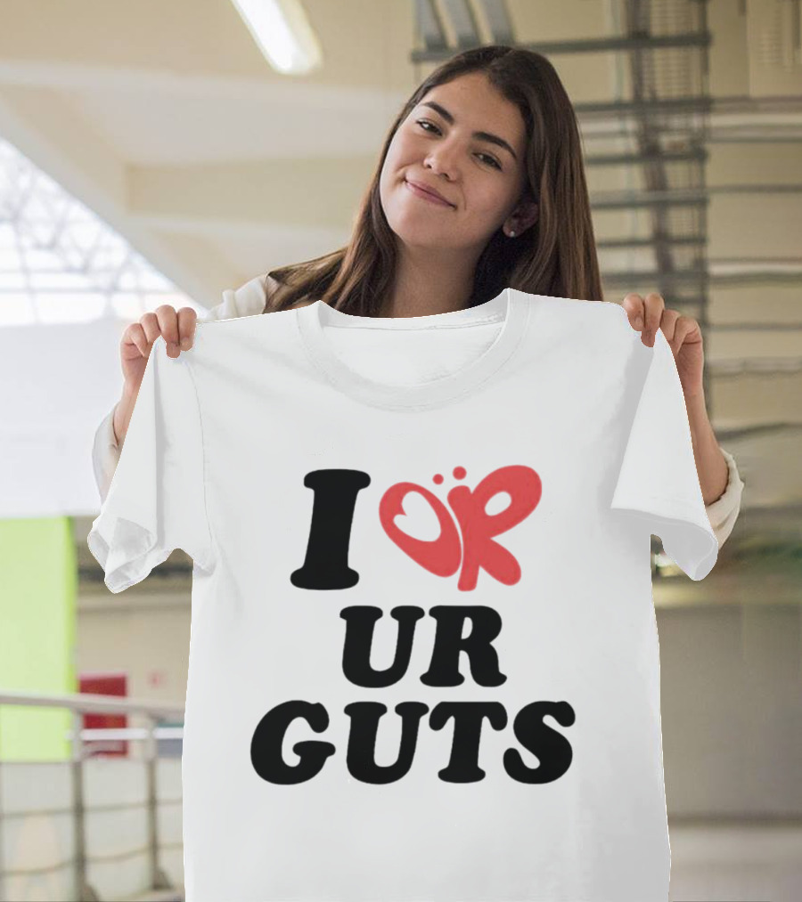 I or ur guts butterfly heart T-Shirt