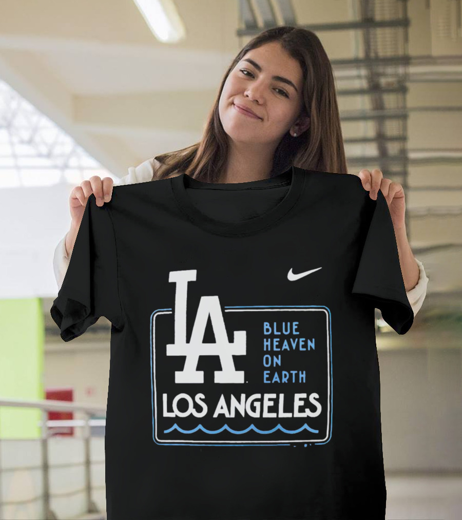 Los Angeles Dodgers Blue Heaven On Earth T-Shirt