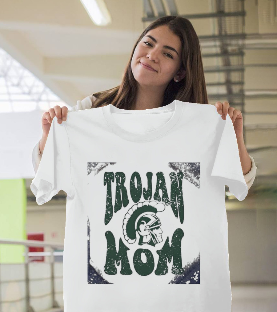 Trojan Mom Sports Team Fan Gear T-Shirt