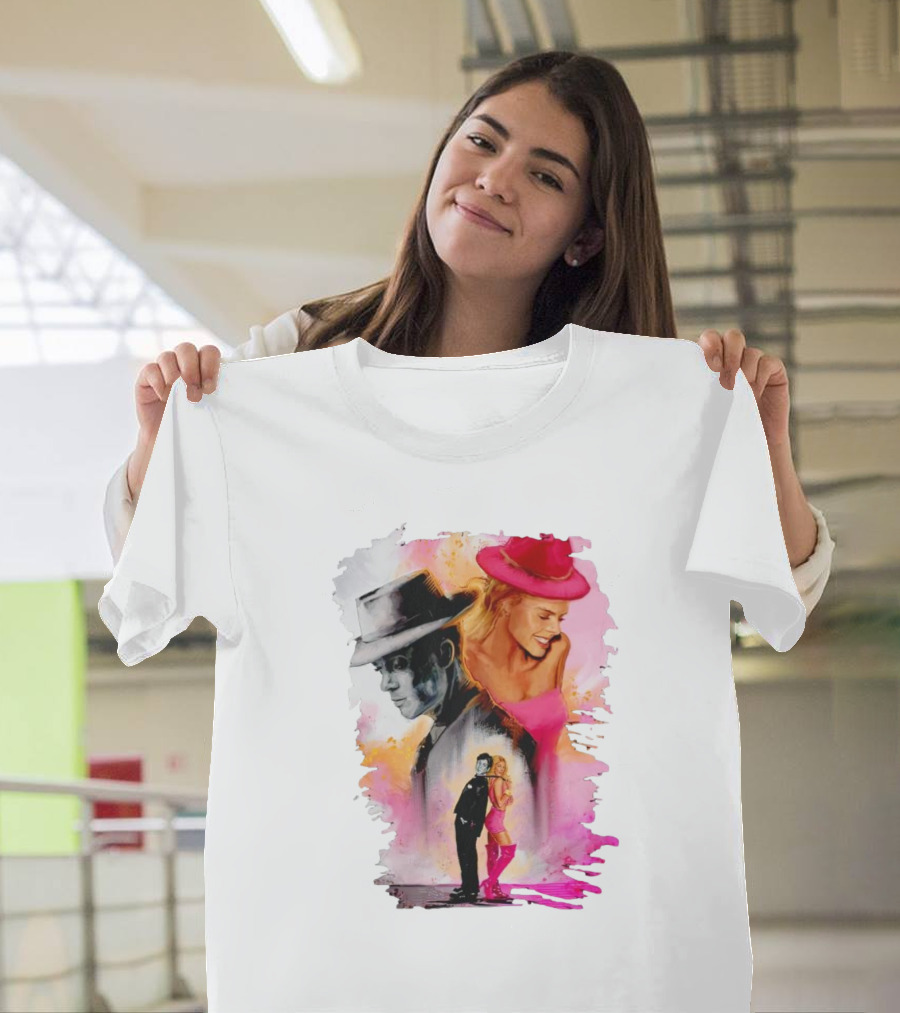 Barbie Oppenheimer Crossover Art Fusion T-Shirt