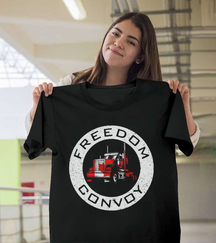 Freedom Convoy Red Truck Canada T-Shirt