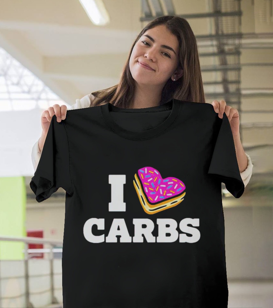 I Heart Carbs With Cake T-Shirt