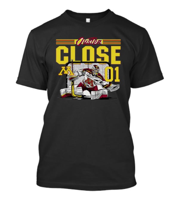 Minnesota Justen Close 01 Hockey Goalie Caricature T-Shirt
