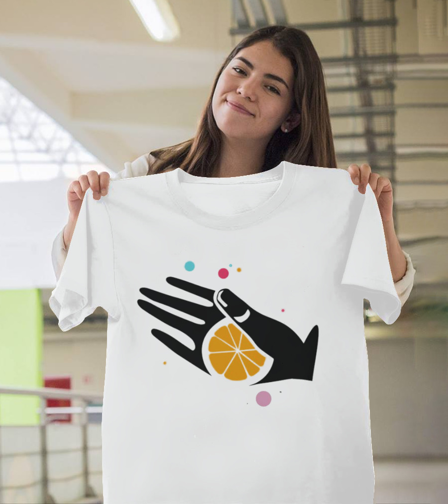 Tequila With Lemon Boom Boom Hand And Citrus Slice Burst T-Shirt