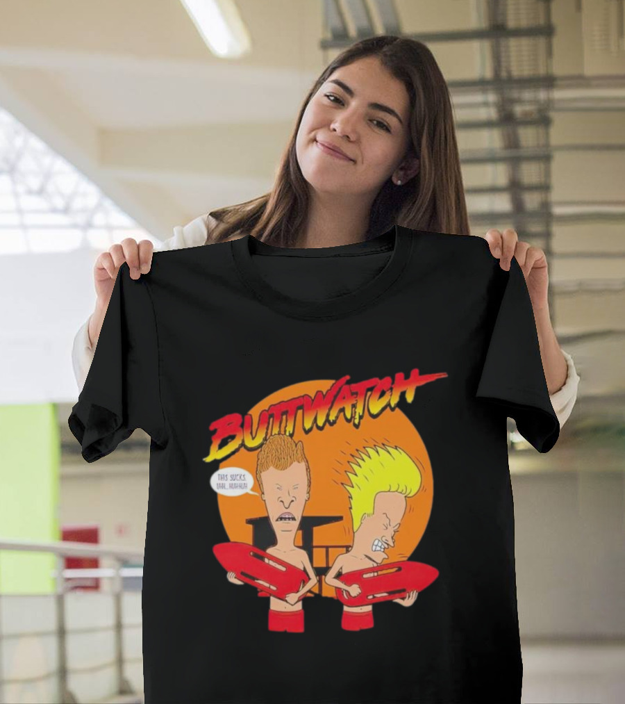 Buttwatch This Sucks Dual Hurrah T-Shirt