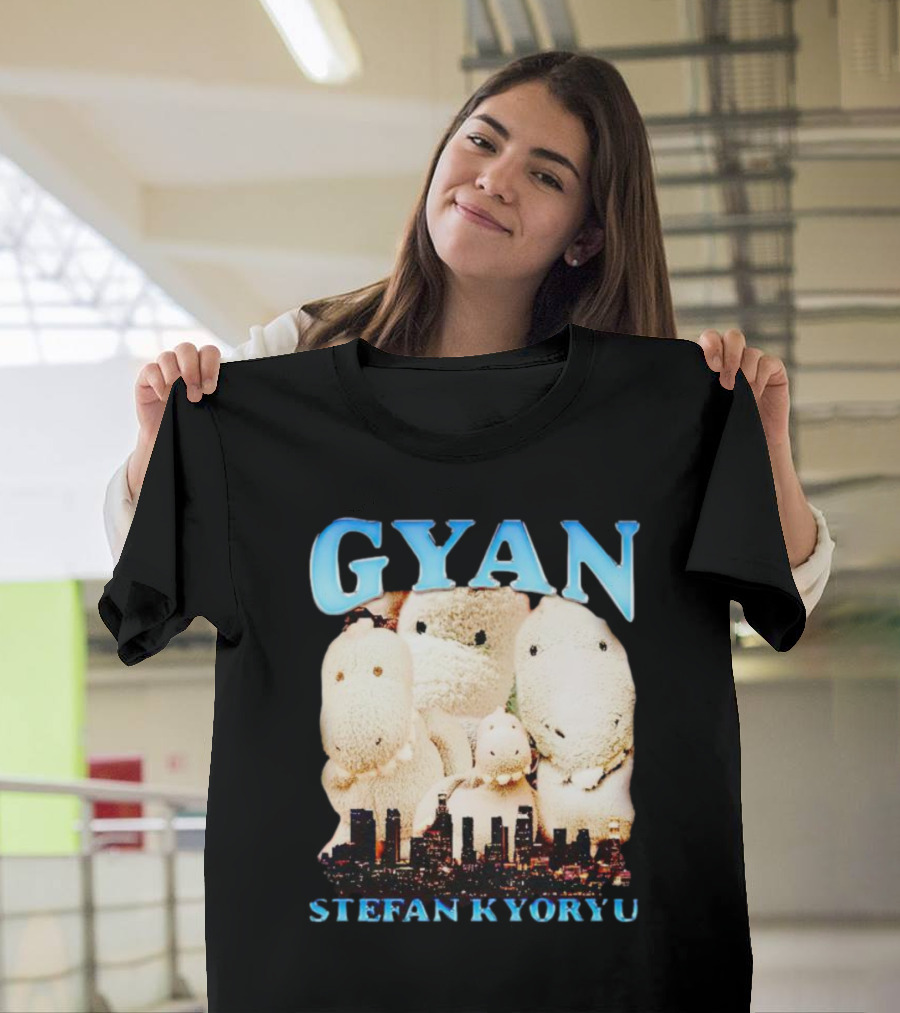 Gyan Stefan Kyoryu Plush Dinos City Skyline T-Shirt