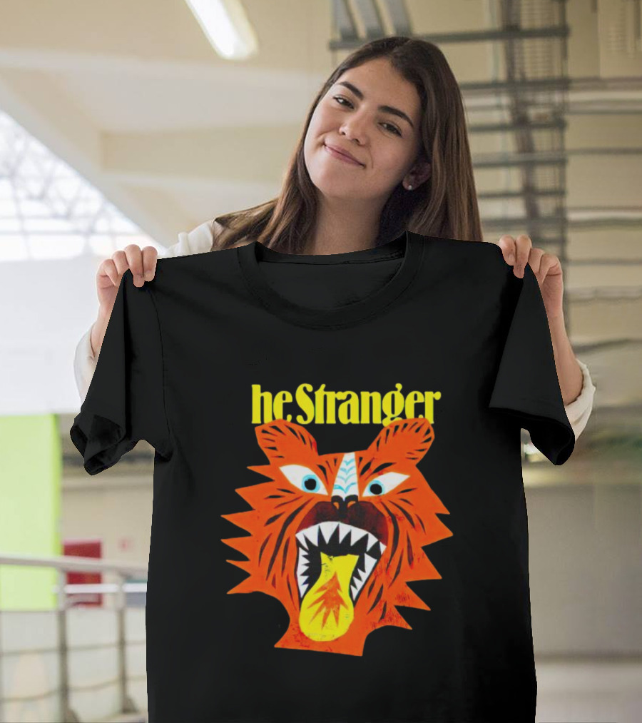 He Stranger Tiger Fierce Roaring Face T-Shirt