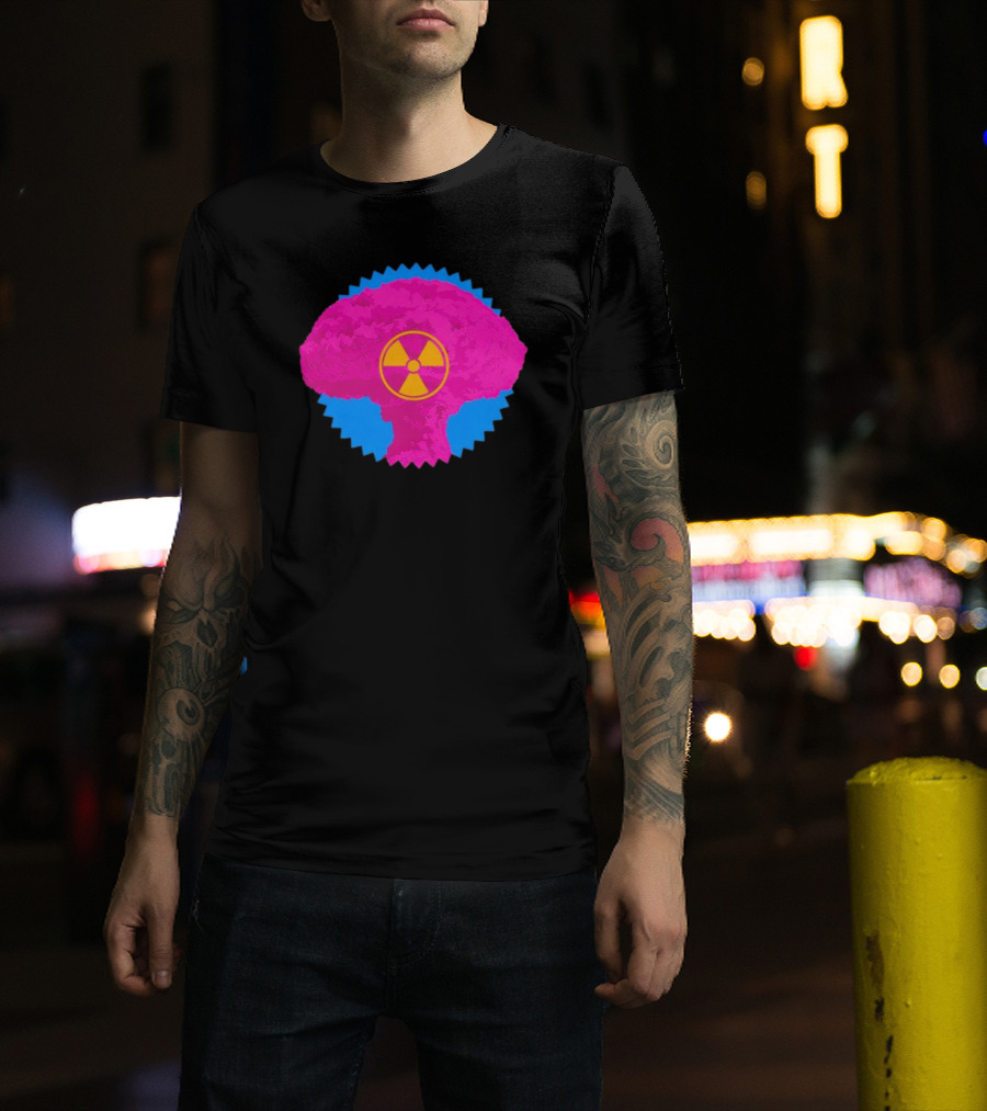 Barbie Box Office Bomb Pink Mushroom Cloud With Radiation T-Shirt