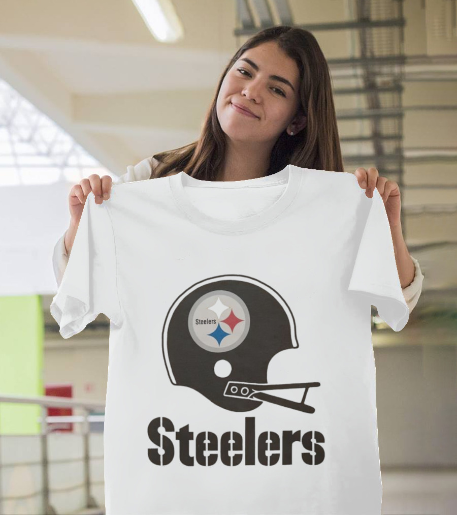 Pittsburgh Steelers Helmet Logo T-Shirt