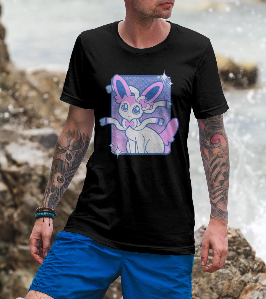 Pokemon Sylveon Cute Kawaii Pastel Fan T-Shirt