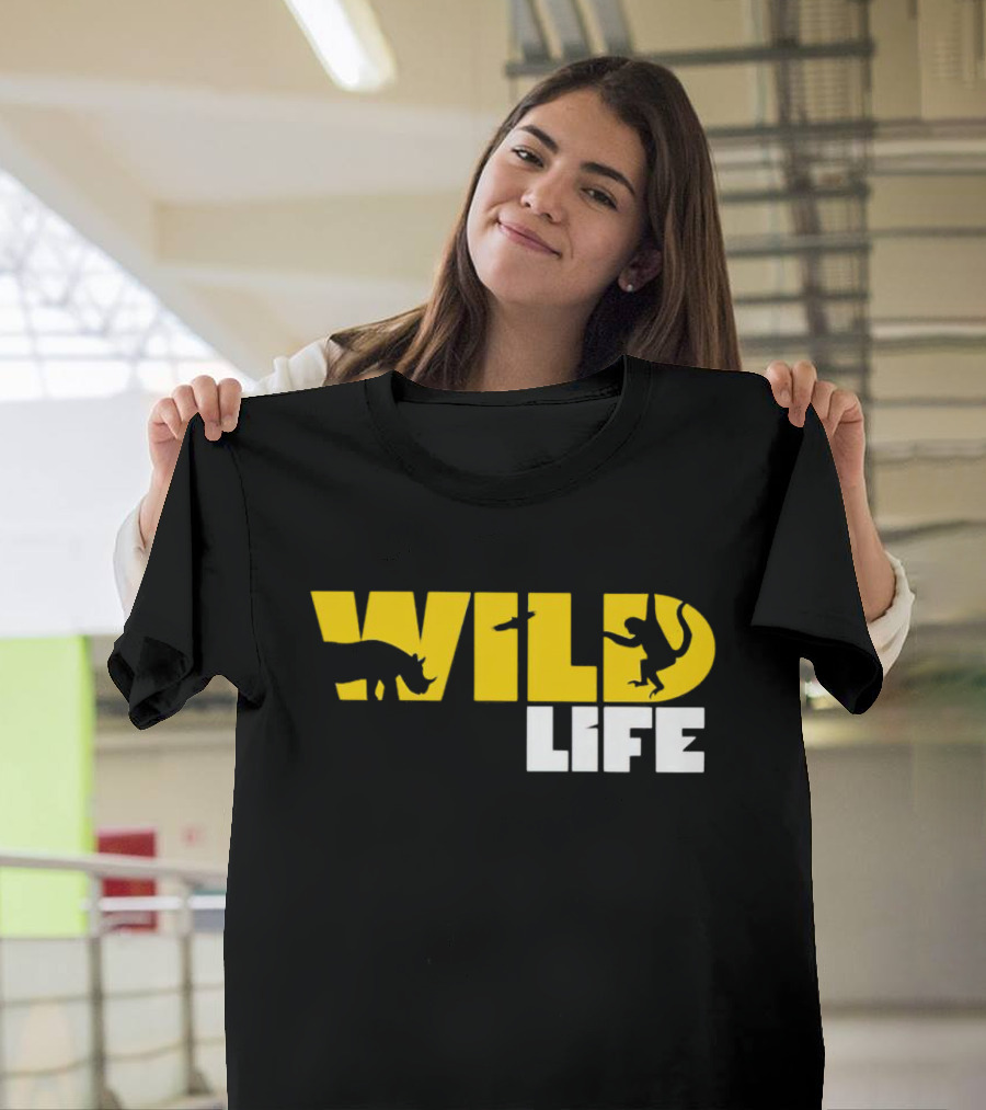 Wild Life Rhino Monkey T-Shirt