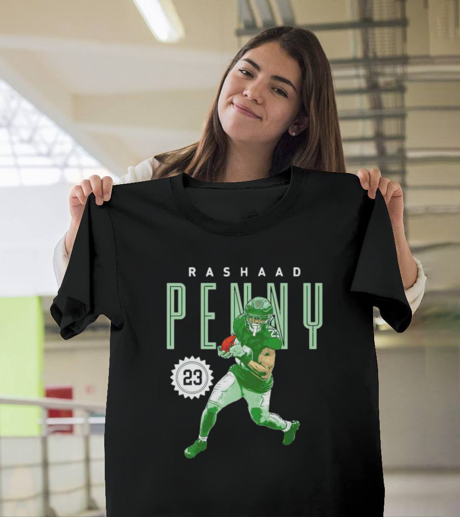 Rashaad Penny Philadelphia 23 Football Run T-Shirt
