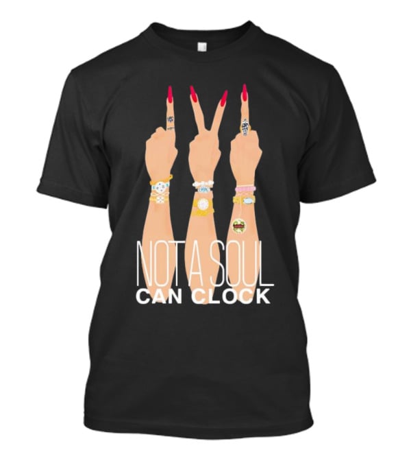 Monica Beverly Hillz Not A Soul Can Clock Hands T-Shirt