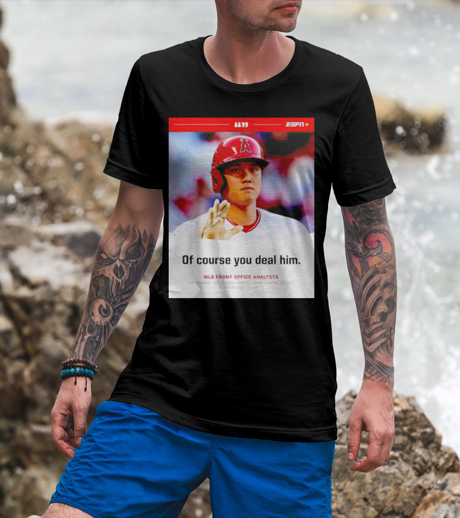 ESPN+ Shohei Ohtani MLB Front Office Analysts Trade Discussion T-Shirt