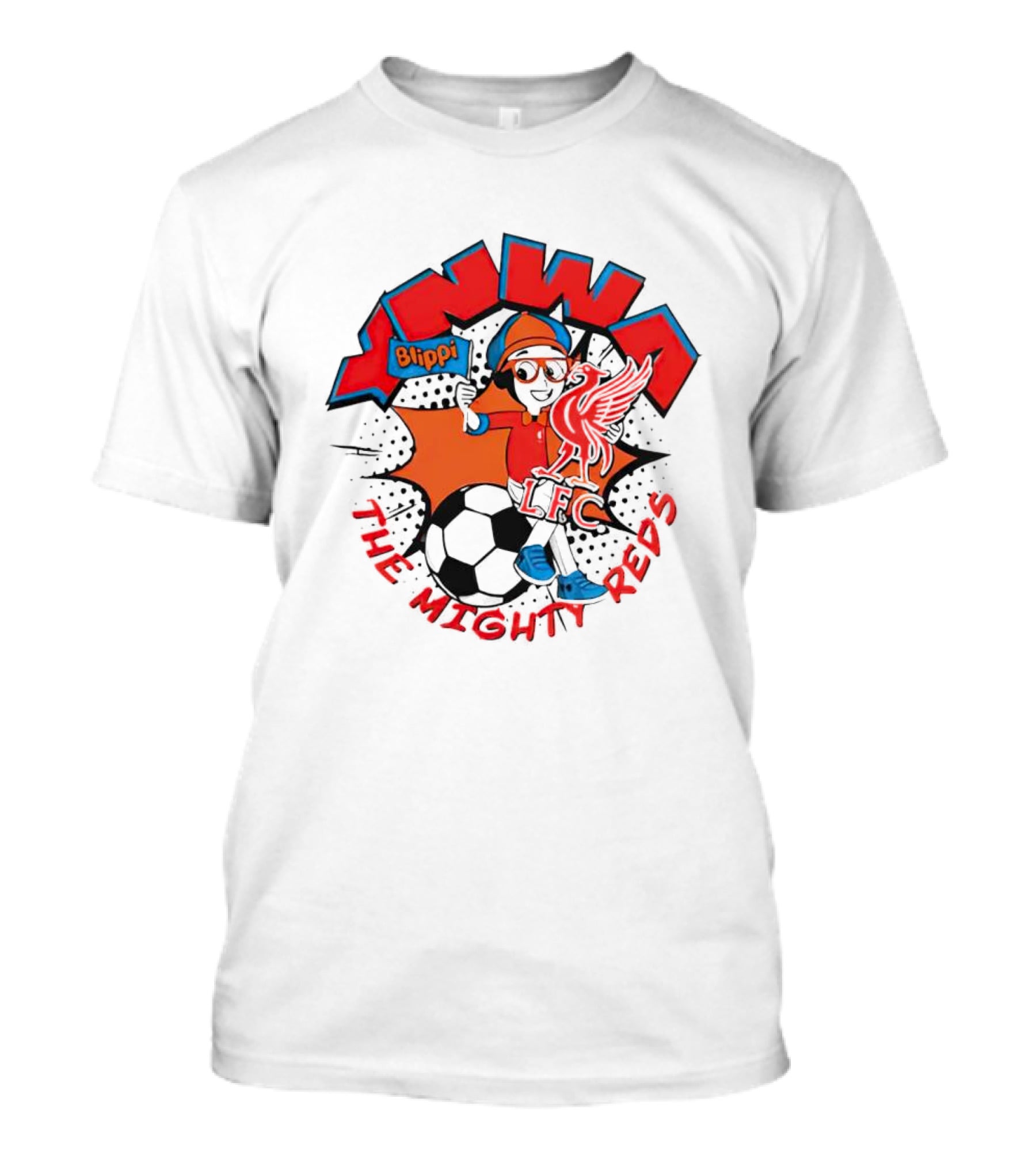 Blippi YNWA LFC The Mighty Reds T-Shirt