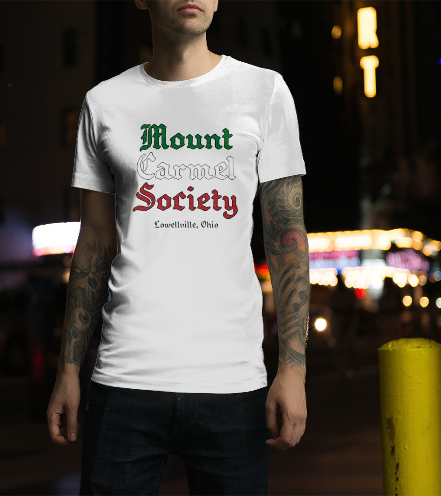 Mount Carmel Society Lowellville Ohio Green T-Shirt