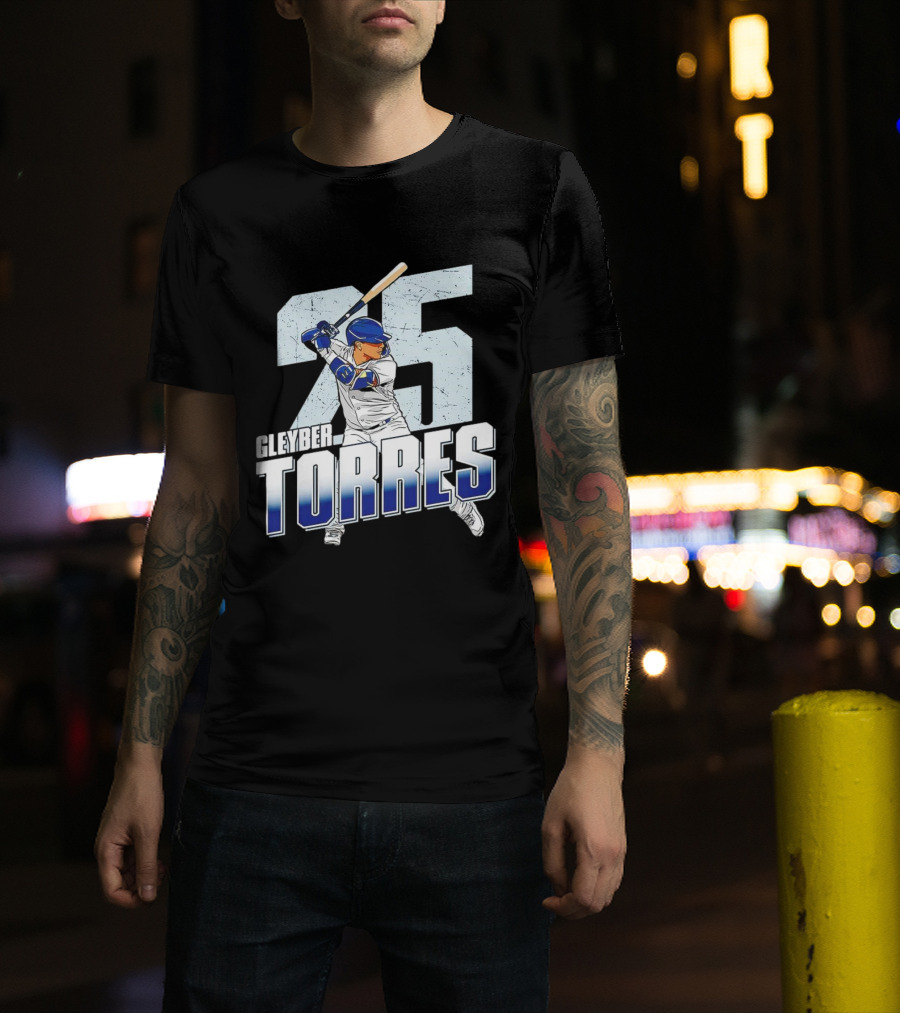 Gleyber Torres 25 New York Yankees MLB T-Shirt