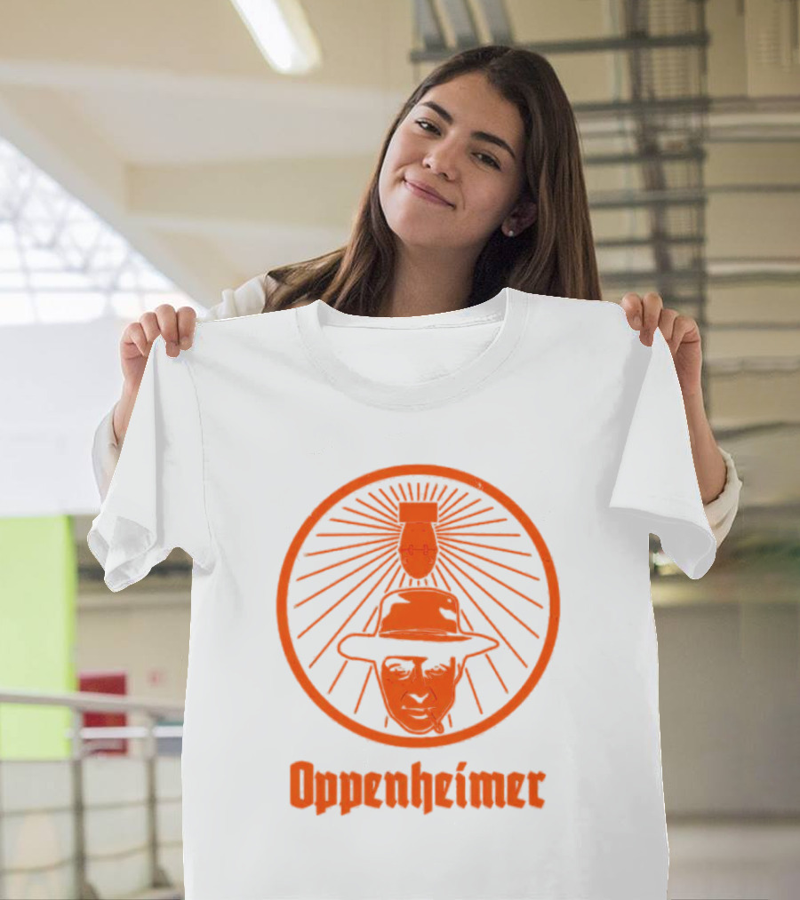 Oppenheimer Atom Meister Iconic Bomb Hat T-Shirt